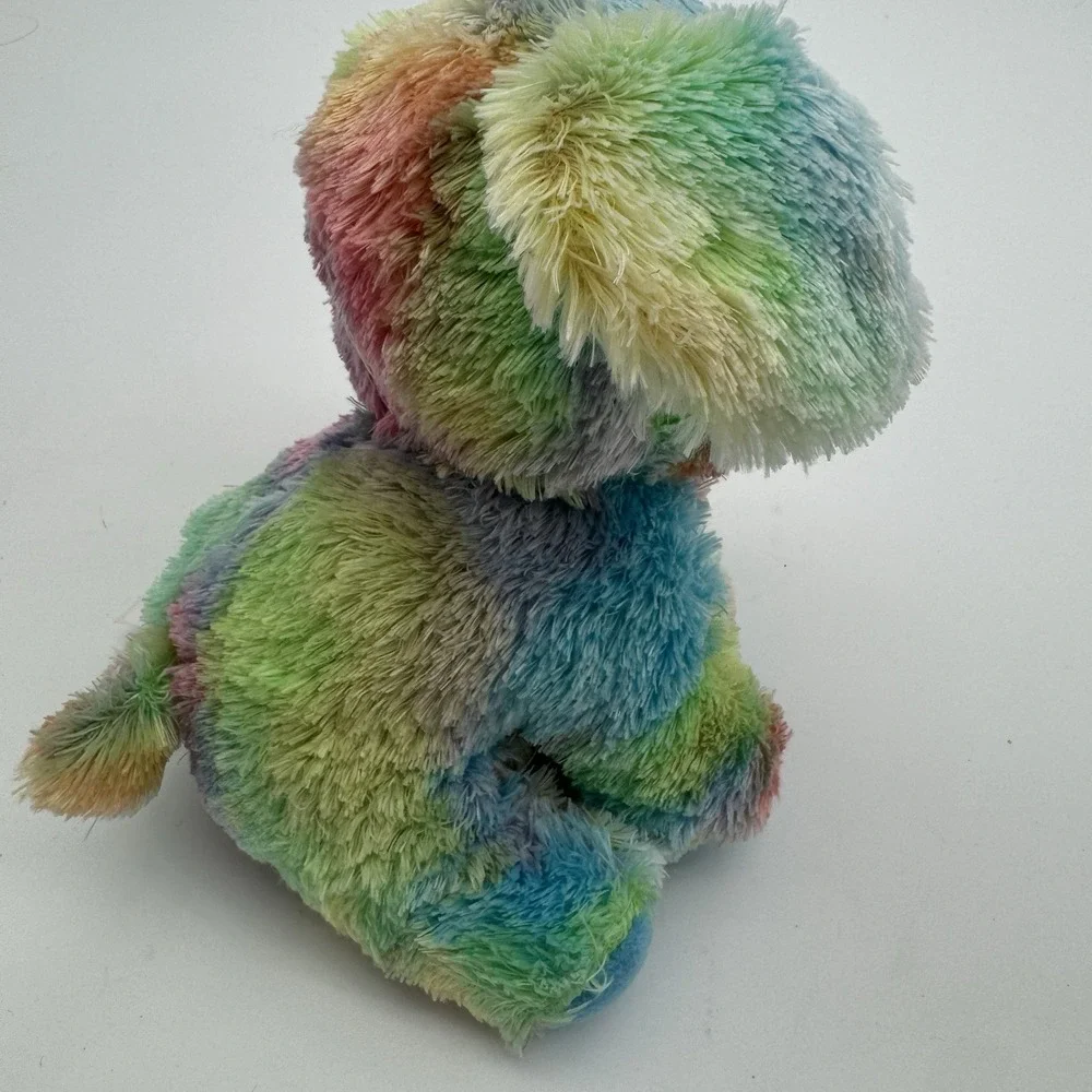 Ty Beanie Babies Max The Dog Colorful Autism Awareness Plush‎ 2012 MWMT